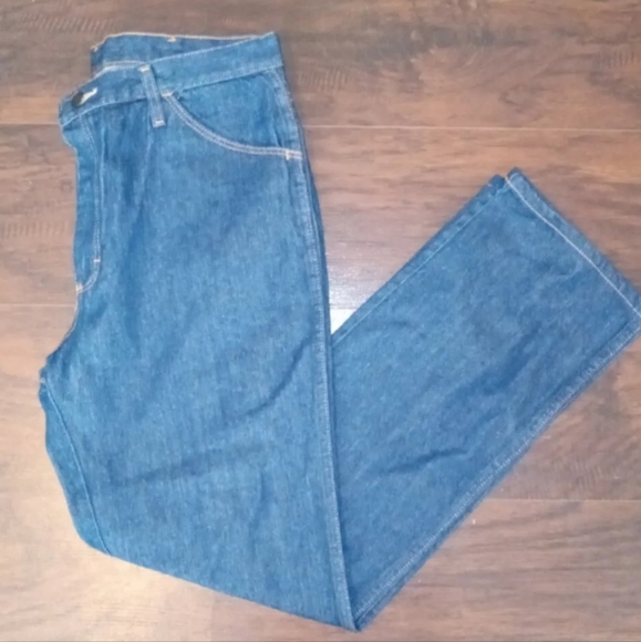 Red Kap Denim‎ Jeans Size 36/32 Mens Work Jean Heavy Duty Straight Legs - Picture 1 of 8